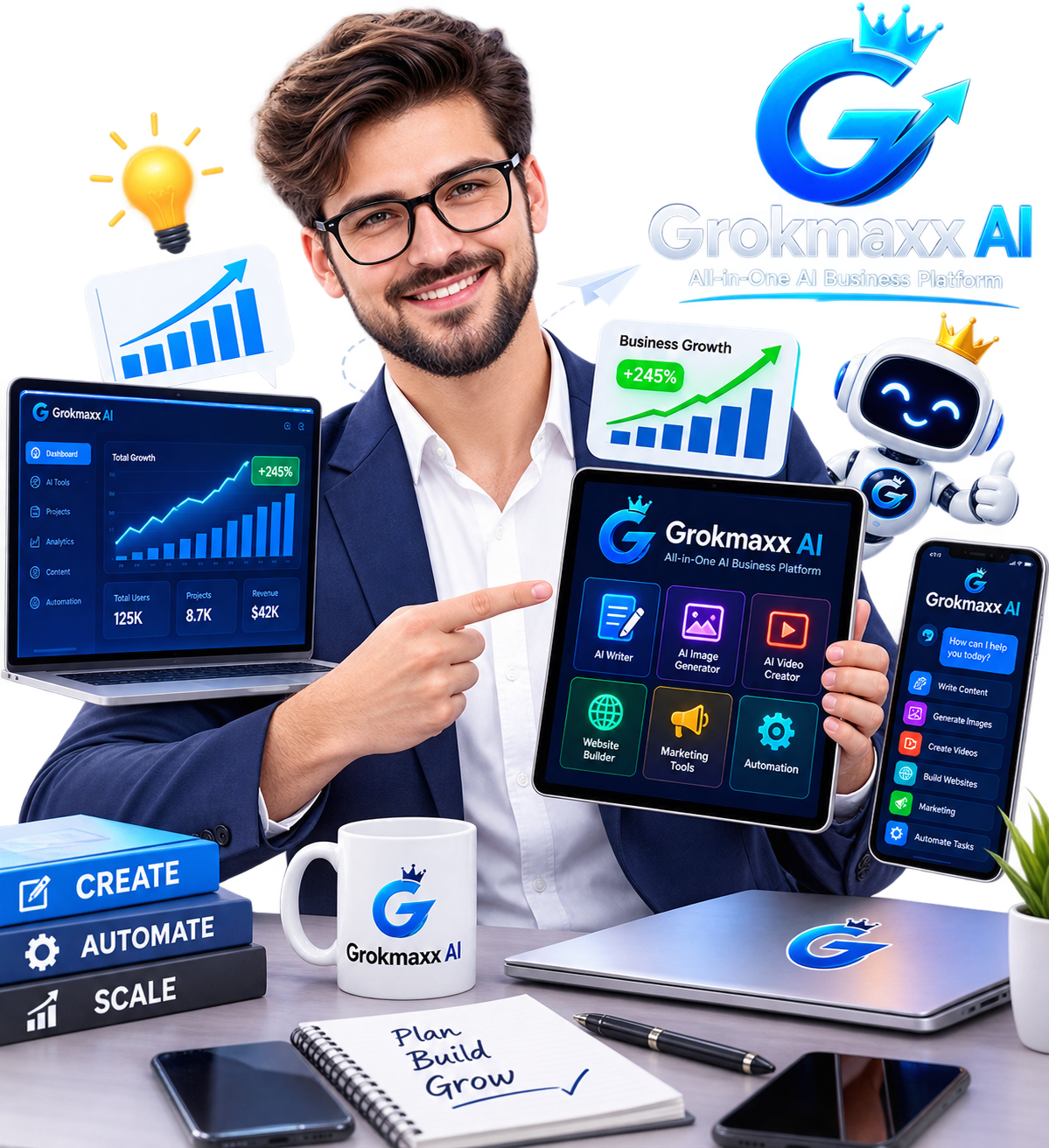 Grokmaxx AI Done-For-You Business Ecosystem