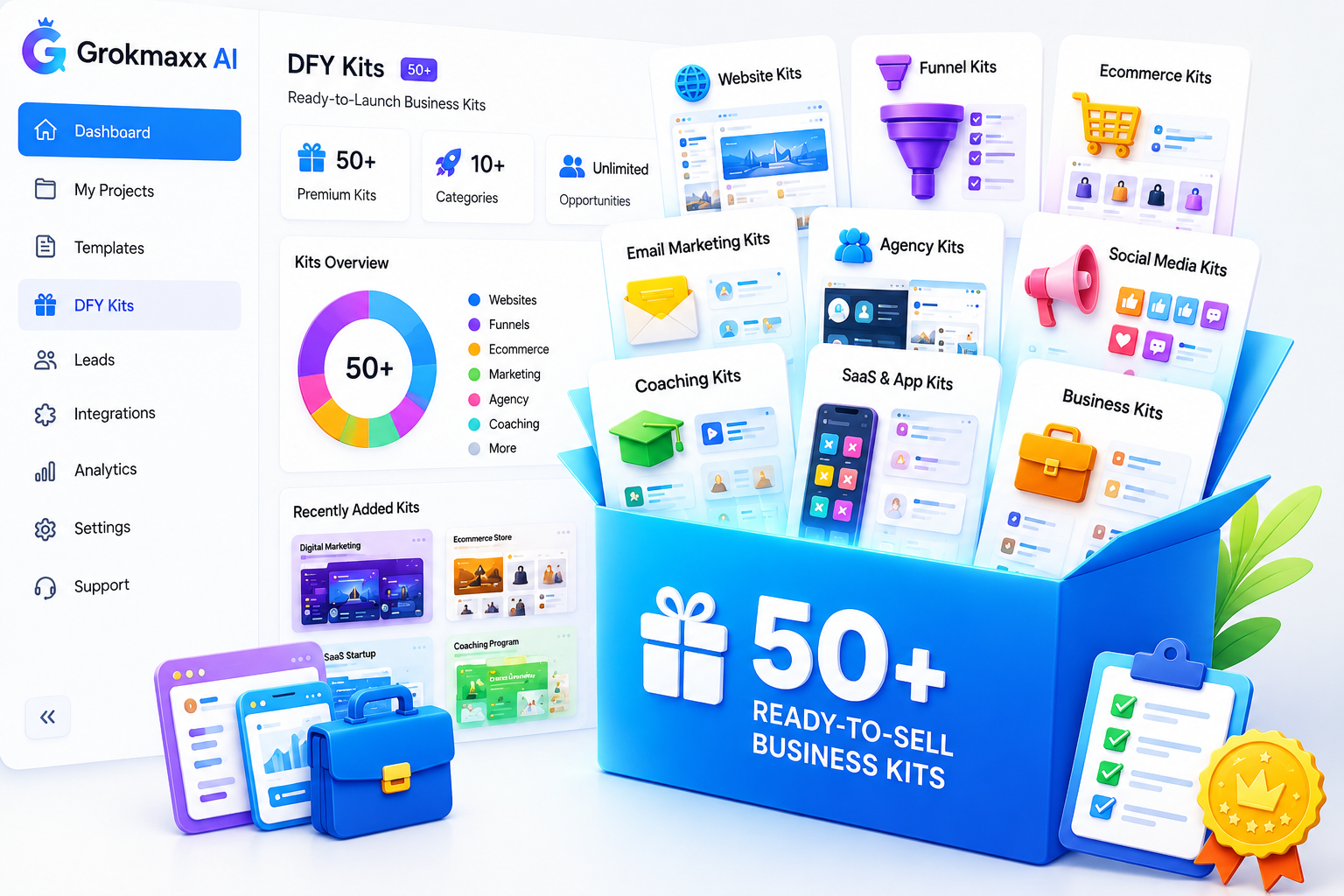 50+ Ready-To-Sell Business Kits