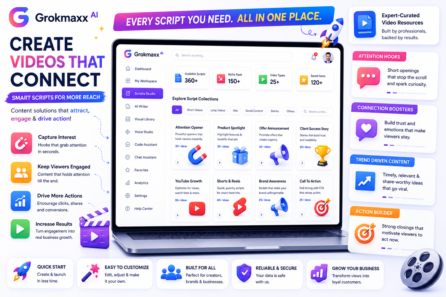 Viral Video & Short-Form Scripts