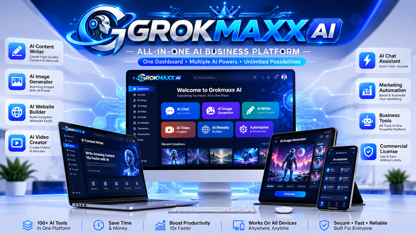 Grokmaxx AI All-In-One Platform